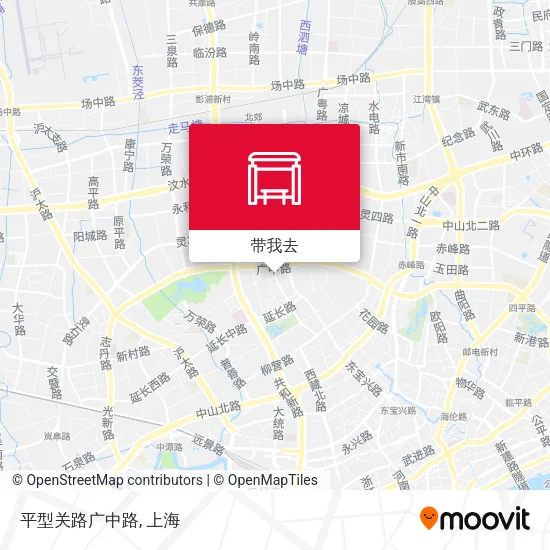 平型关路广中路地图