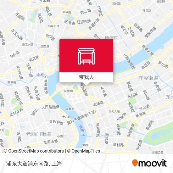 浦东大道浦东南路地图