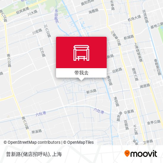 普新路(储店招呼站)地图