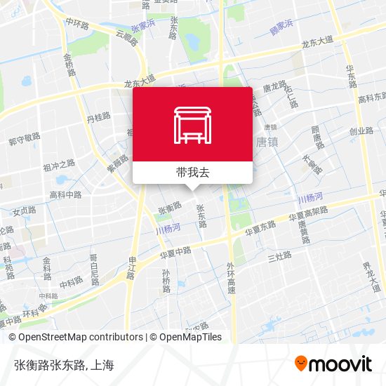 张衡路张东路地图