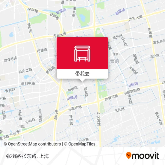张衡路张东路地图