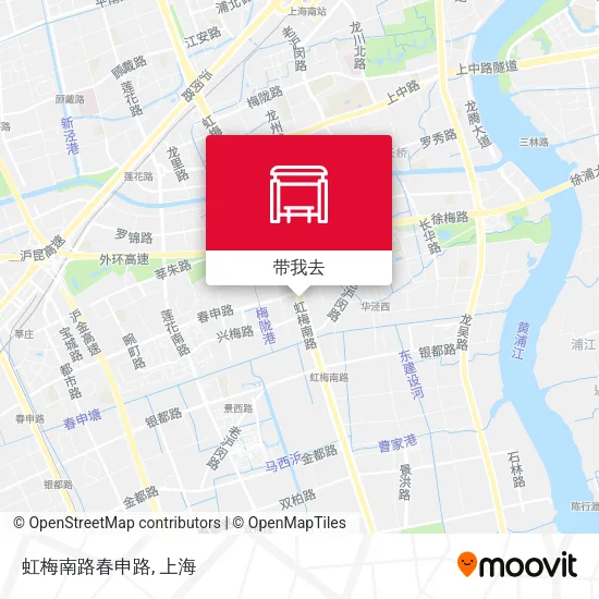 虹梅南路春申路地图