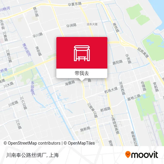 川南奉公路丝绸厂地图