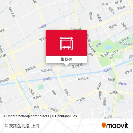 科茂路蕰北路地图