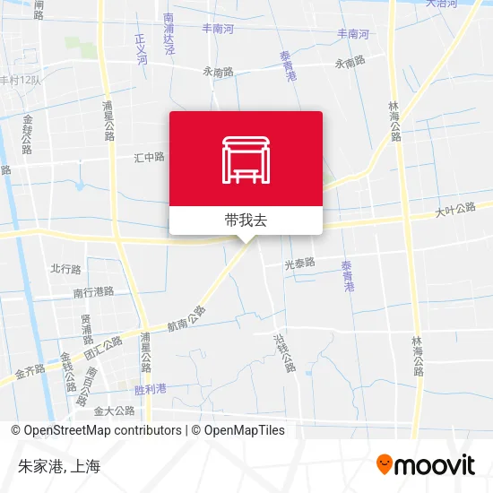 朱家港地图