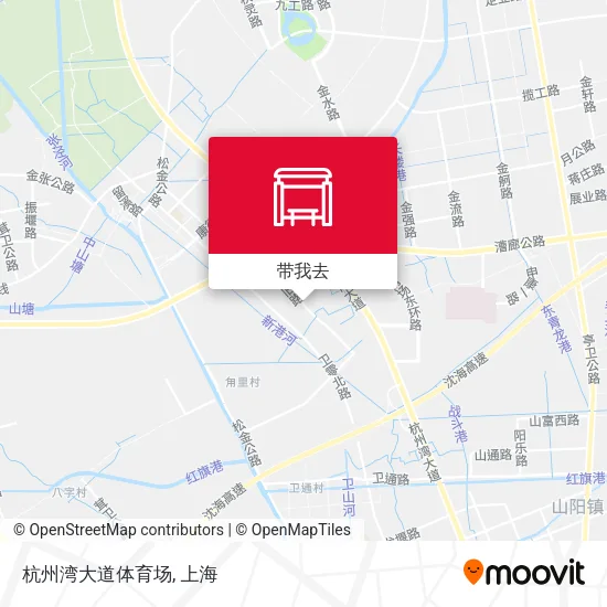 杭州湾大道体育场地图