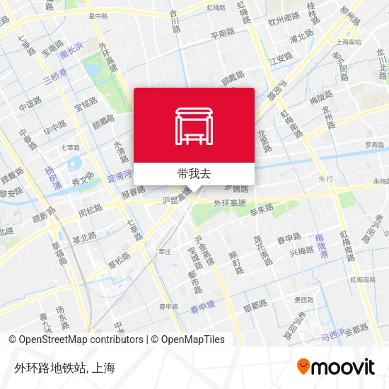 外环路地铁站地图