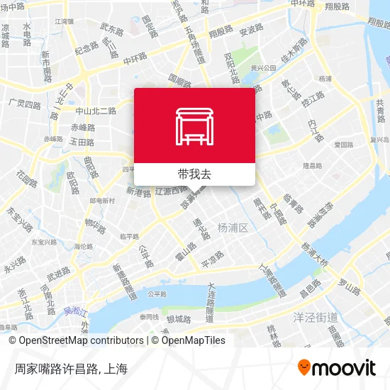 周家嘴路许昌路地图