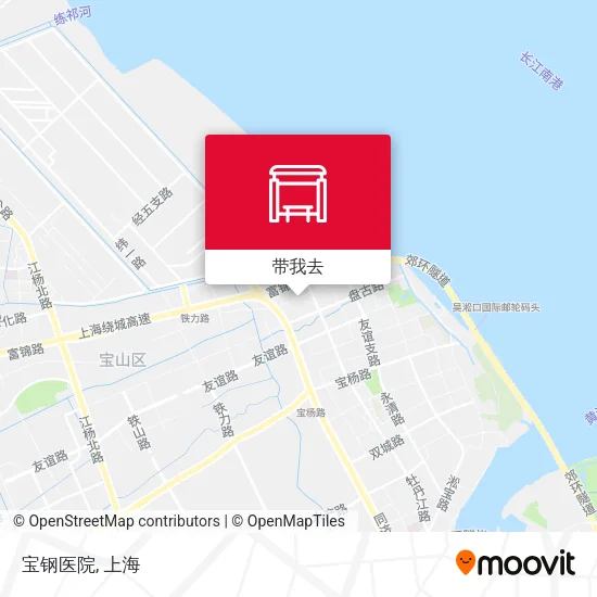 宝钢医院地图