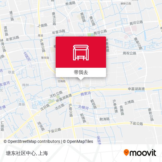 塘东社区中心地图