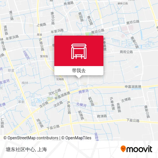 塘东社区中心地图