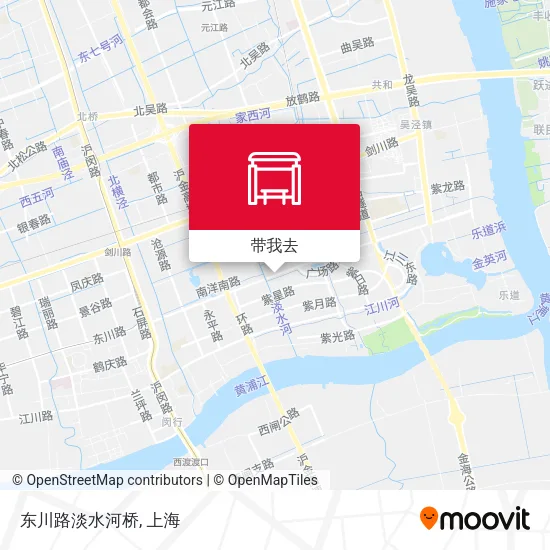 东川路淡水河桥地图
