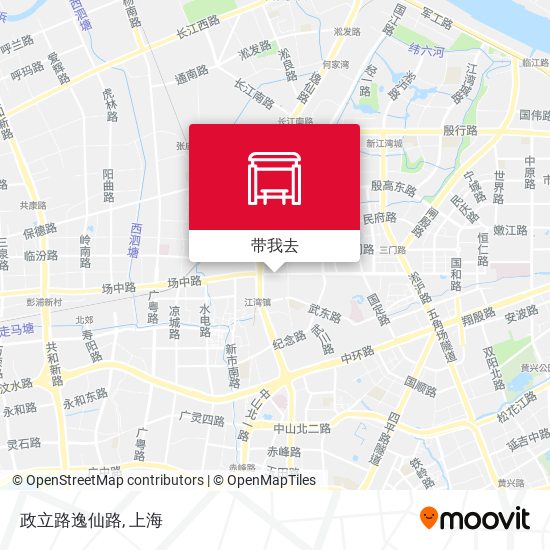 政立路逸仙路地图