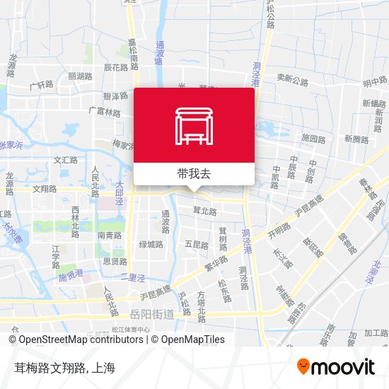 茸梅路文翔路地图