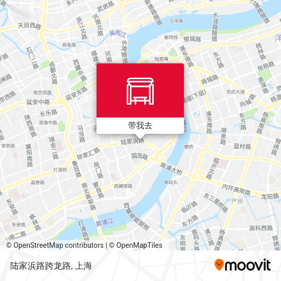 陆家浜路跨龙路地图
