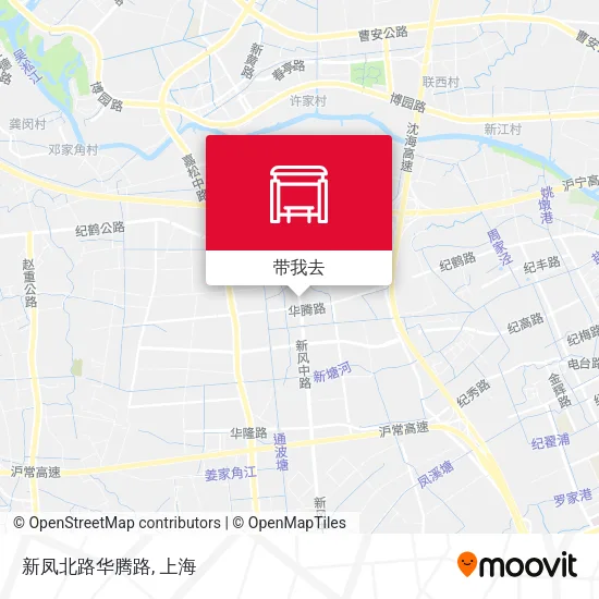 新凤北路华腾路地图
