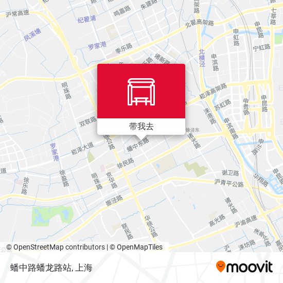 蟠中路蟠龙路站地图