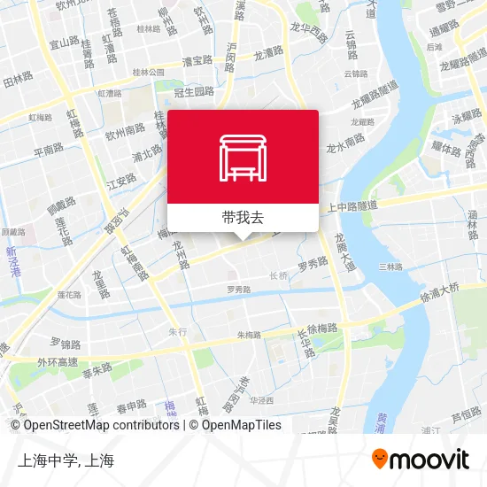 上海中学地图