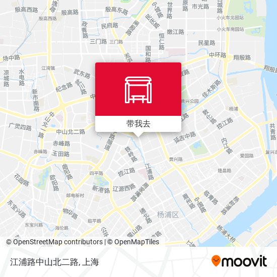 江浦路中山北二路地图
