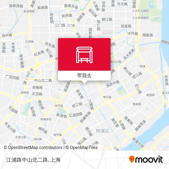 江浦路中山北二路地图