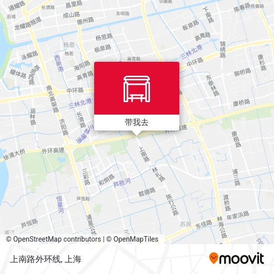 上南路外环线地图