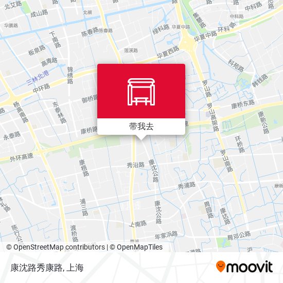 康沈路秀康路地图