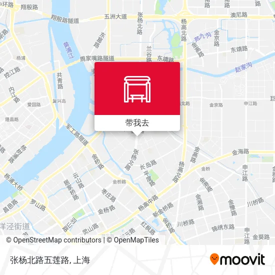张杨北路五莲路地图