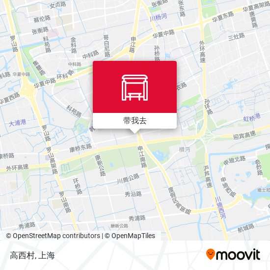 高西村地图
