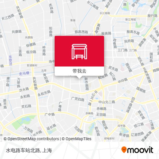 水电路车站北路地图