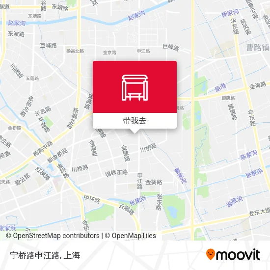 宁桥路申江路地图