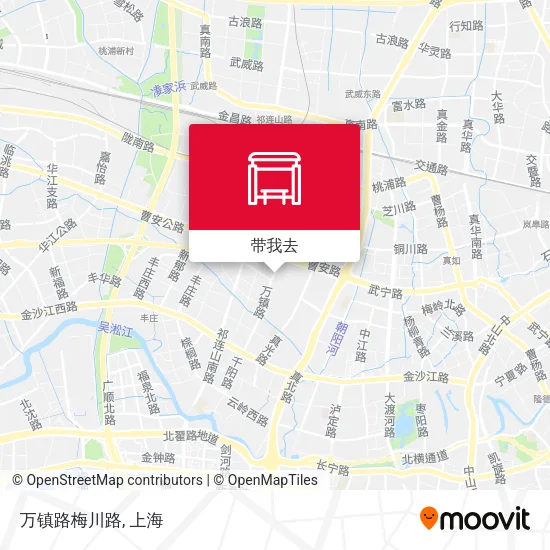 万镇路梅川路地图