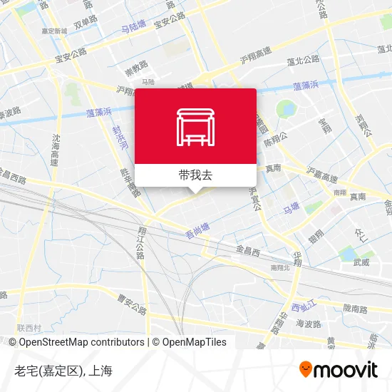 老宅(嘉定区)地图