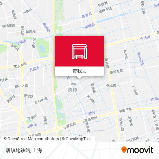 唐镇地铁站地图