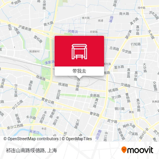 祁连山南路绥德路地图