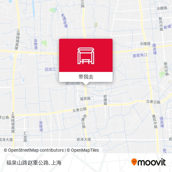 福泉山路赵重公路地图