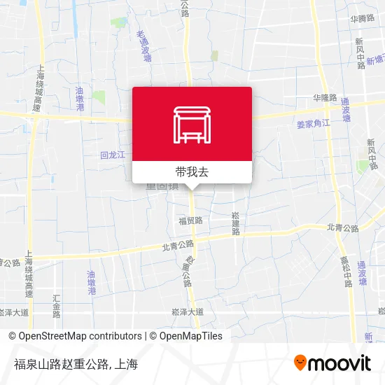 福泉山路赵重公路地图