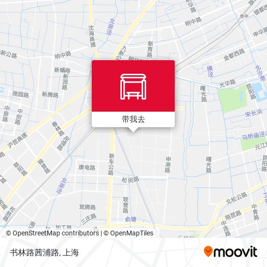 书林路茜浦路地图