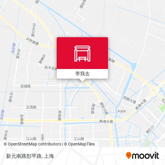 新元南路彭平路地图