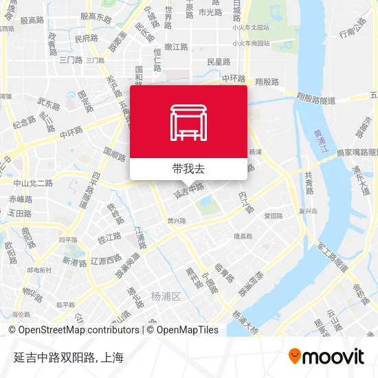 延吉中路双阳路地图