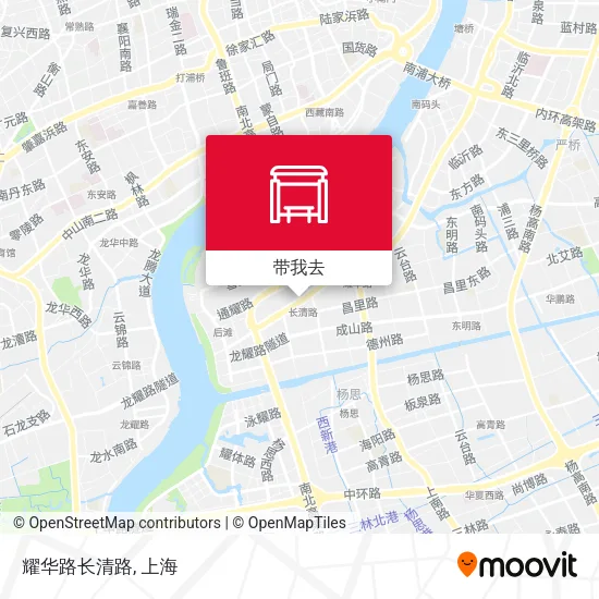 耀华路长清路地图