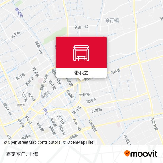 嘉定东门地图