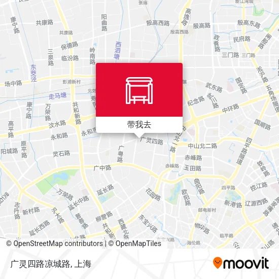 广灵四路凉城路地图