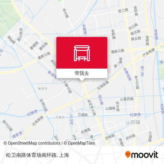 松卫南路体育场南环路地图