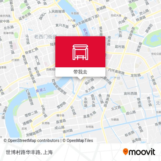 世博村路华丰路地图