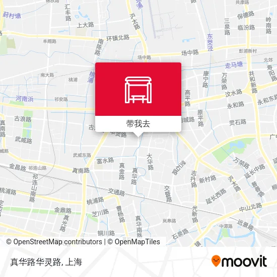 真华路华灵路地图