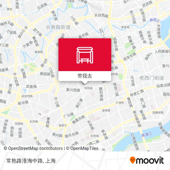 常熟路淮海中路地图