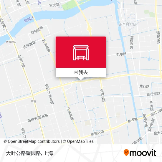 大叶公路望园路地图