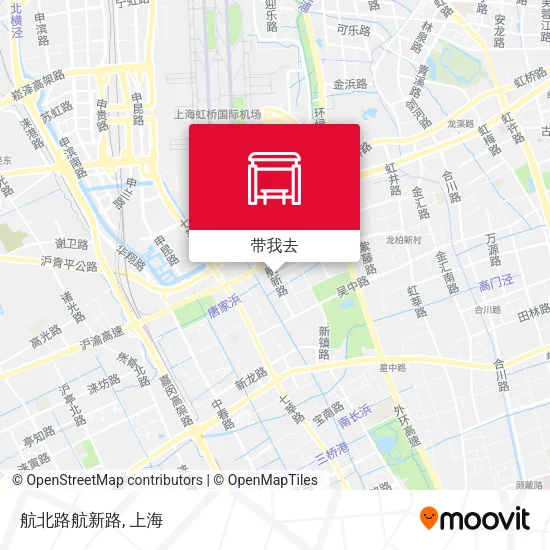 航北路航新路地图