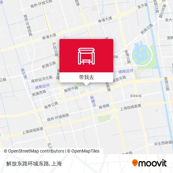 解放东路环城东路地图