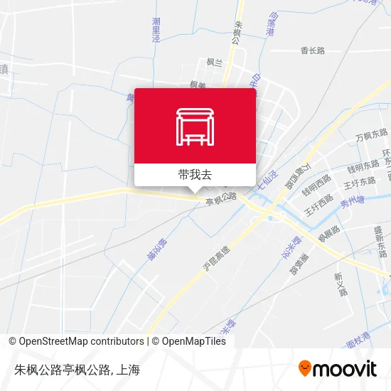 朱枫公路亭枫公路地图